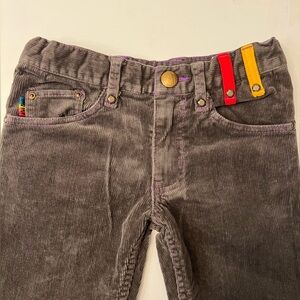 Back Alley size 7 Gray Kids Corduroy Pants